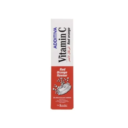 Additiva Vitamin C Effervescent 1000mg - Red Orange