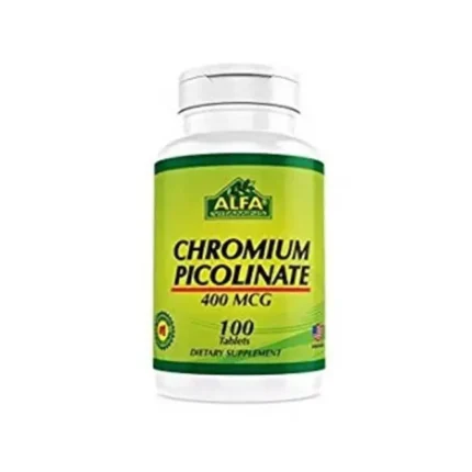 Alfa Chromium Picolinate 400MCG -100 tablets-