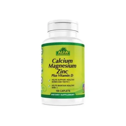 Alfa-Vitamins Calcium-Magnesium Zinc+VitD 100Capsules