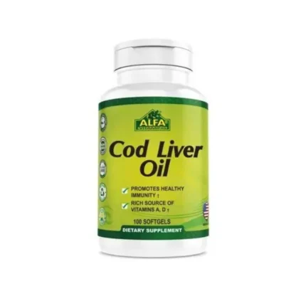 Alfa Vitamins Cod Liver-Oil Fish Liver-Oil 100 softgels