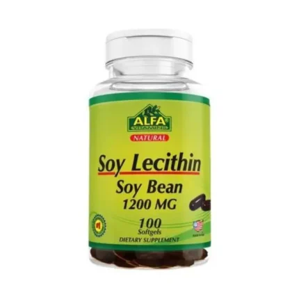 Alfa Vitamins Soy Lecithin 1200Mg 100 Softgels