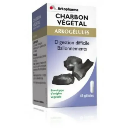 Arkopharma Arkocaps Plant Charcoal -45 Capsules-
