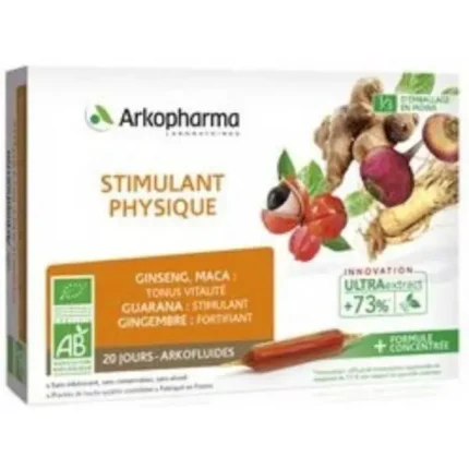 Arkopharma Arkofluides Physical Stimulant Bio -20x10ml-