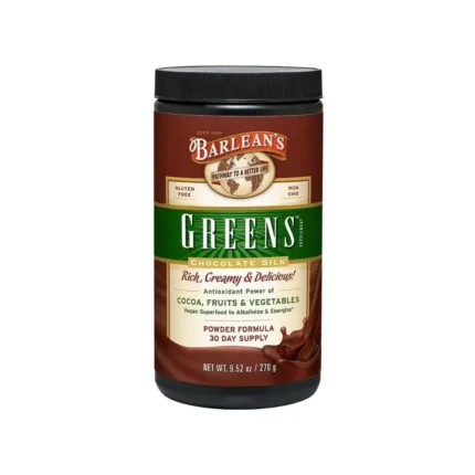 Barleans Chocolate Silk Greens Powder