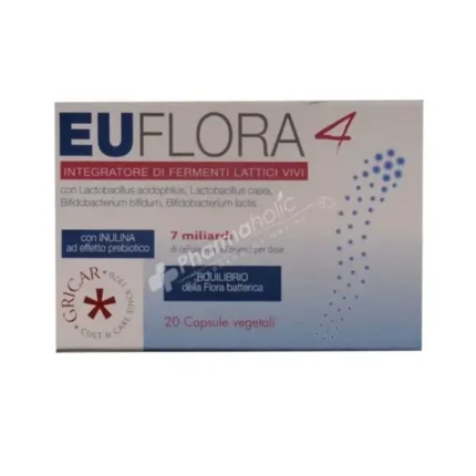 Euroflora 4 Fermenti Lattici – 20 Capsules –