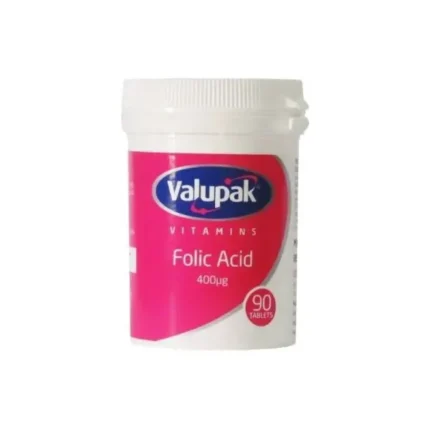 Folic Acid Valupak 400 Mcg 90 Tab
