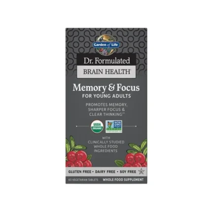 Garden of Life Dr. Formulated Brain Health Memory & Focus Young Adults