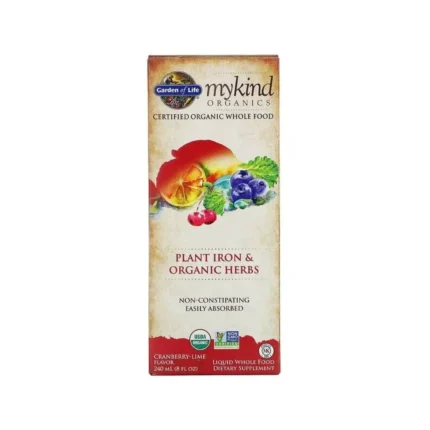 Garden of Life Mykind Organics Plant Sourced Iron + Herbs