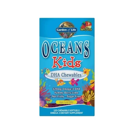 Garden of Life Oceans Kid DHA Omega-3 Berry Lime