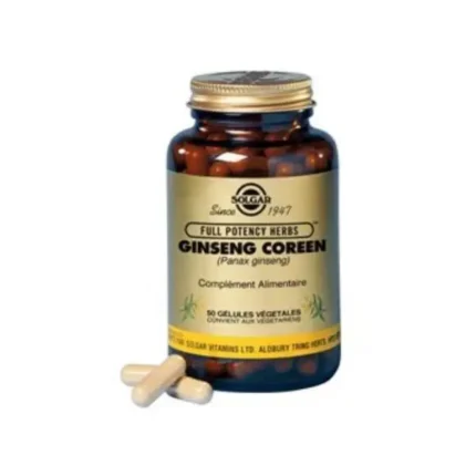 Ginseng Coreen Solgar 50 Capsules