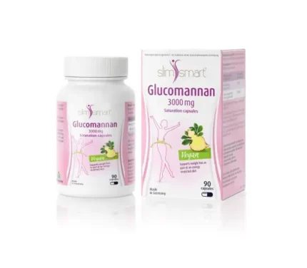 Glucomannan Capsules 3000 mg – 90 capsules –