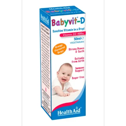 HealthAid Babyvit D Orange Flavoured Drops -50ml-