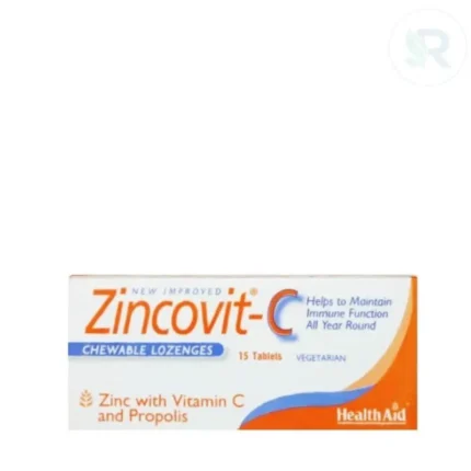 Healthaid Zincovit C 15 Tablets (Vitamin C, Zinc, Propolis)