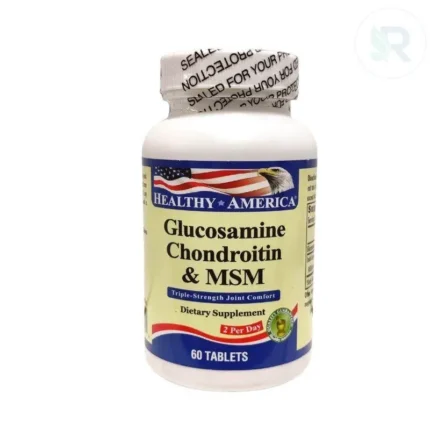 Healthy America Glucosamine Chondrotine MSM 60 Tablets