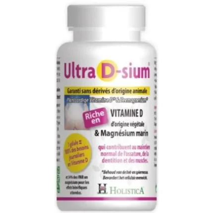 Holistica Ultra D-Sium Vitamin D & Magnesium 60 capsules