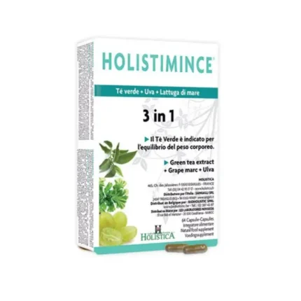 Holistimince 3 in 1 Slimmer Waistline – 64 Capsules –