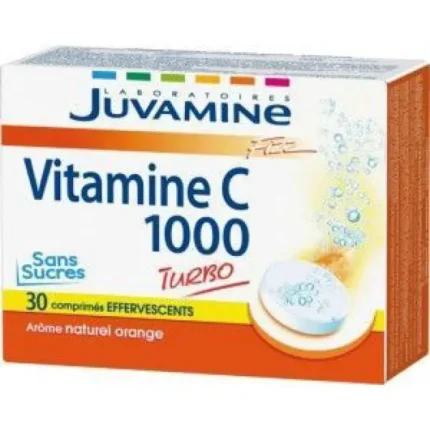 Juvamine Vitamin C 1000 30 effervescent tablets
