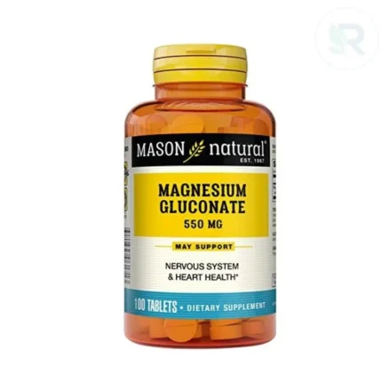 Mason Natural Magnesium Gluconate 550mg - 100 tablets