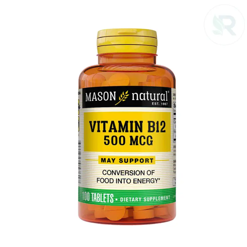 thumbnail image 2 of Mason Natural Vitamin B-2 Riboflavin 100mg - 100 Tablets Energy Support 2 of 12