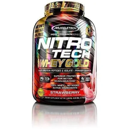 MuscleTech Nitro-Tech Whey-Protein Strawberry -1.8 kg-