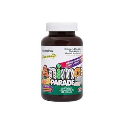 Natures Plus Animal Parade Assorted Cherry, Orange, & Grape