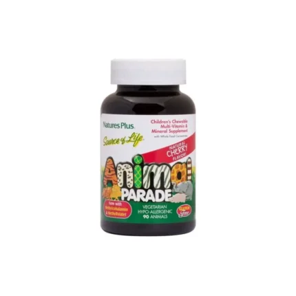 Natures Plus Animal Parade Children's Chewable Multivitamin and Mineral Supplements