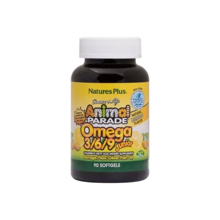 Natures Plus Animal Parade Omega 3 6 9 Junior