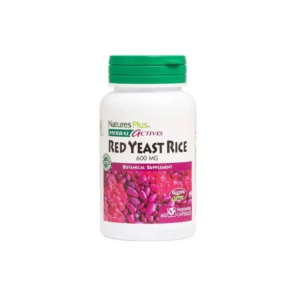 Natures Plus Herbal Actives Red Yeast Rice 600mg