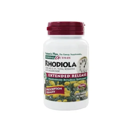 Natures Plus Herbal Actives Rhodiola 1000mg 5.4 Total Rosavins