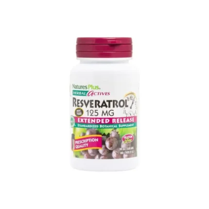 Natures Plus Resveratrol 125mg