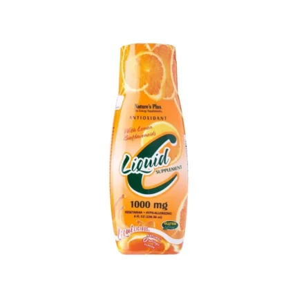 Natures Plus Vitamin C Liquid Orange Travel Size