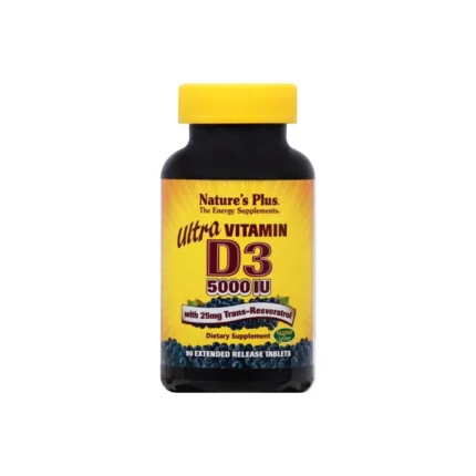 Natures Plus Vitamin D3 with Trans-Resveratrol