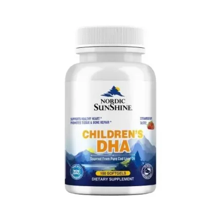 Nordic Sunshine Children's DHA 85mg Strawberry Flavor