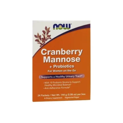 Now Cranberry Mannose + Probiotics