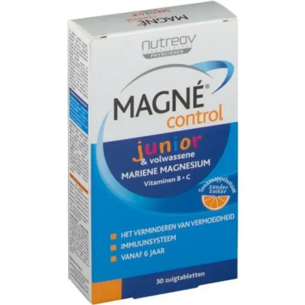 Nutreov Magné Control Junior & Adult – 30 tablets –