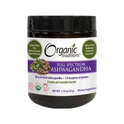 Organic Traditions Full Spectrum Ashwagandha