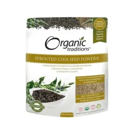 Organic Traditions Sprouted Chia Seed Powder