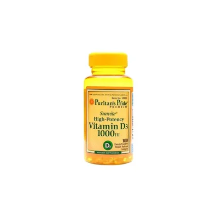 Puritan's Pride High Potency Vitamin D3 1000IU 25mcg