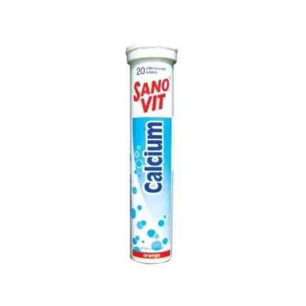 Sano Vit Calcium Orange Flavor Effervescent Tablets