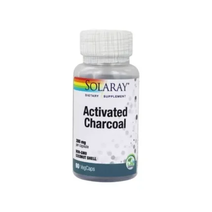 Solaray Activated Charcoal 90 Vegetarian Capsules
