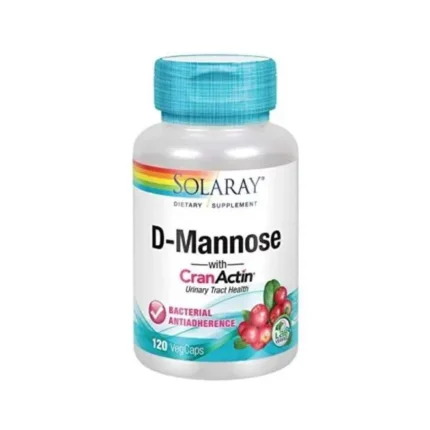 Solaray D-Mannose With Cranactin 60 Ve Caps