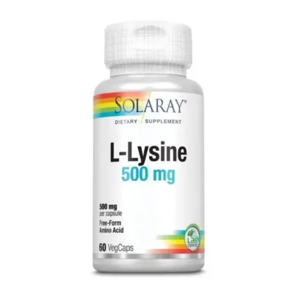 Solaray L-Lysine 500 Mg 60 Vegacaps