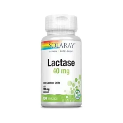 Solaray Lactase+Calcium 40Mg 100Tbs