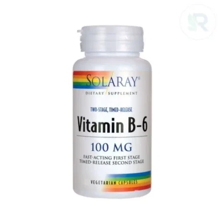 Solaray Vitamin B-6 100Mg 60 Capsules