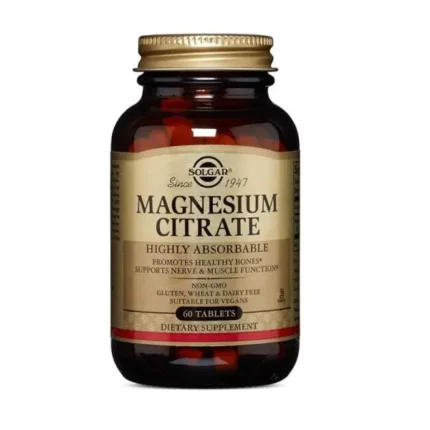 Solgar Magnesium Citrate -60 Tablets-