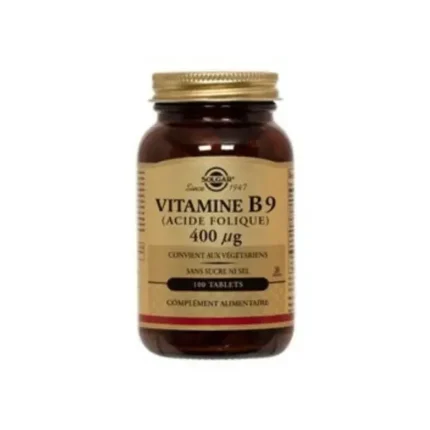 Vitamin B9 Folic Acid Solgar 400Mg 100Tbs