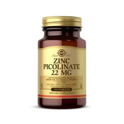 Zinc Picolinate Solgar 22Mg 100Comp